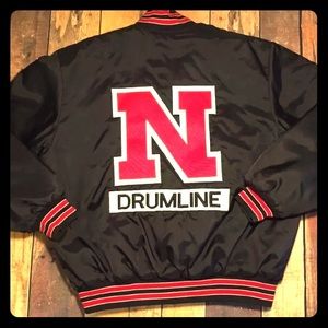 Vintage Nebraska Cornhuskers band jacket varsity L